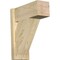 Ekena Millwork Traditional Block Rough Sawn Outlooker, Douglas Fir, 8"W x 18"D x 22"H OUT08X18X22TRA05RDF - alternate 1